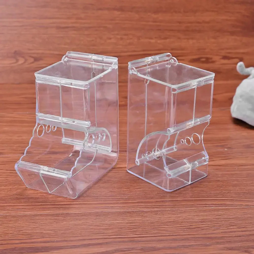 Pet Hamster Rabbit Squirrel Food Dispenser Feeder Plastic
