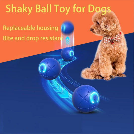 Pet Toy Ball Electric Interactive Game Gravity Sensor Smart Jumping Rolling Ball Automatic Moving Puppy Cat Entertainment Toys