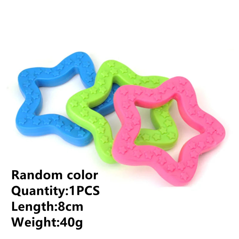 Pet Toys for Small Dogs Rubber Resistance To Bite Dog Toy Teeth Cleaning