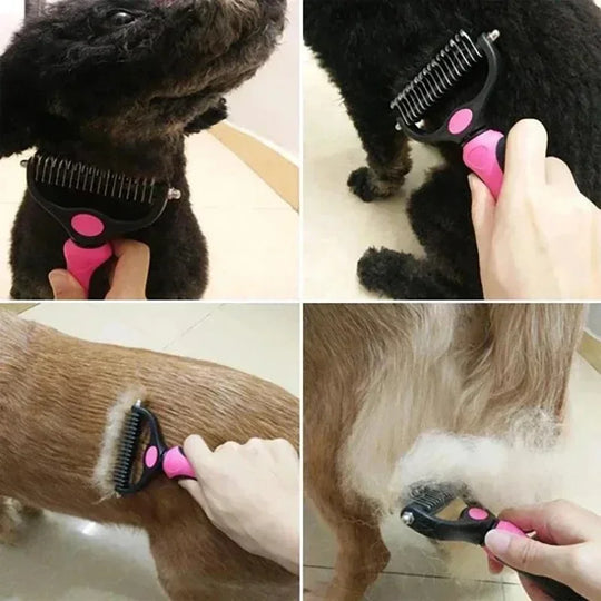 Brush Cat Comb Self Cleaning Hair Remover Grooming Tools