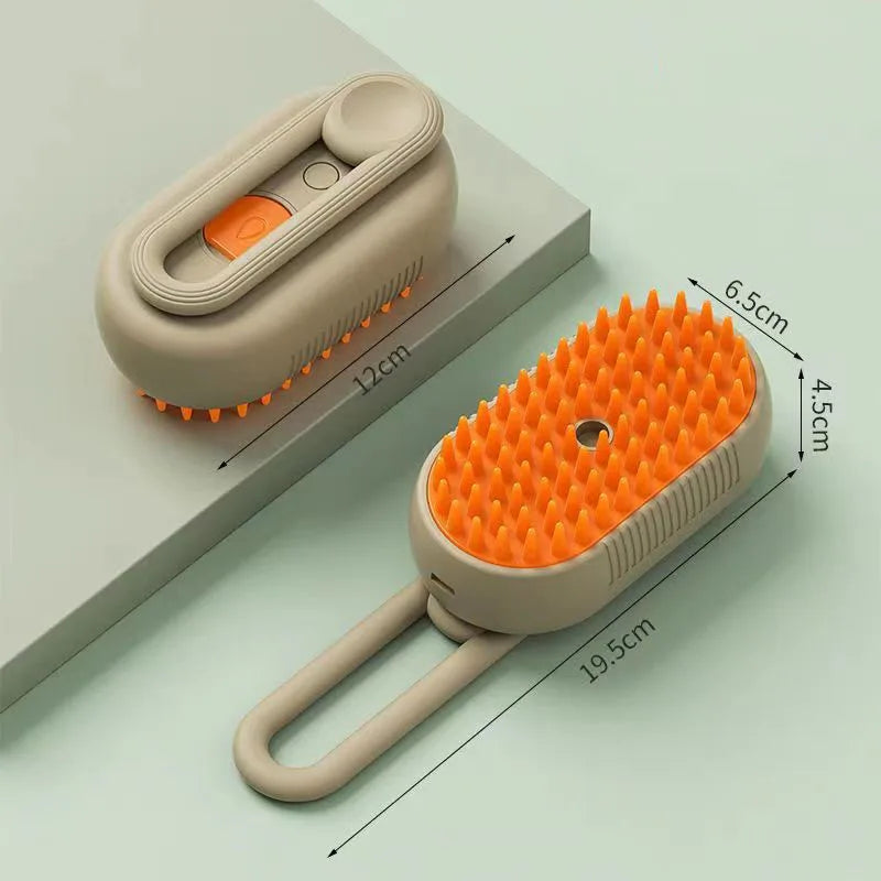Pet Cat Grooming Comb with Electric Spray Water Steam