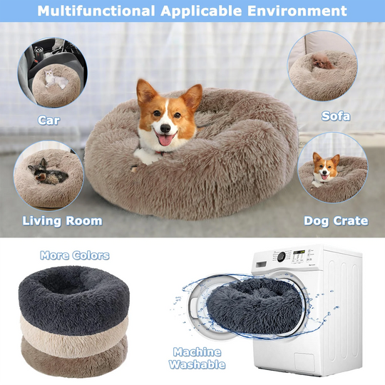 40-90cm 6 Sizes Round Pet Bed for Large Dog Bed