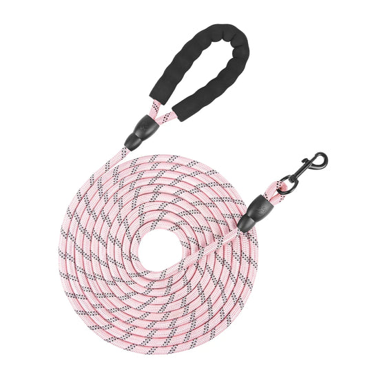 Long Dogs Training Leash for Walking Heavy Duty Nylon Leash for Agility Training
