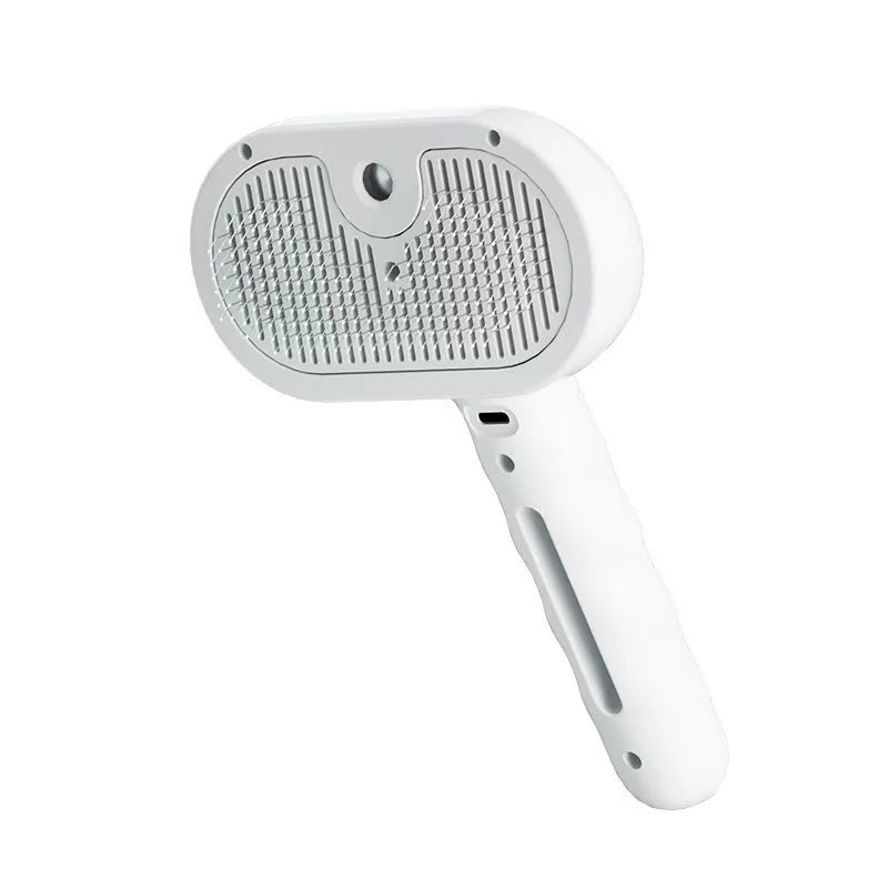 Steamy Dog Brush Electric Spray Cat Hair Brush 3 in1