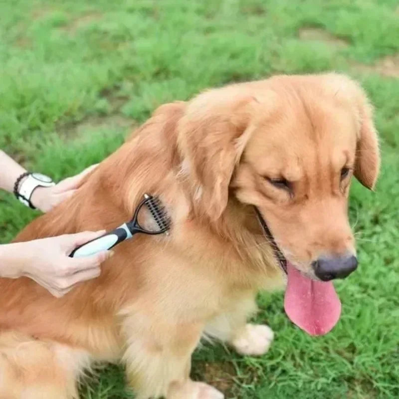 Brush Cat Comb Self Cleaning Hair Remover Grooming Tools