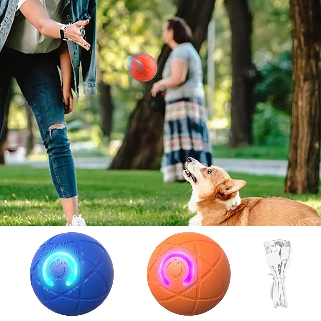 Pet Toy Ball Electric Interactive Game Gravity Sensor Smart Jumping Rolling Ball Automatic Moving Puppy Cat Entertainment Toys