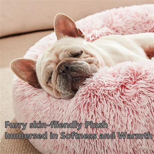 Soft Pet Cat Bed Pad Plush Warm Faux Fur D