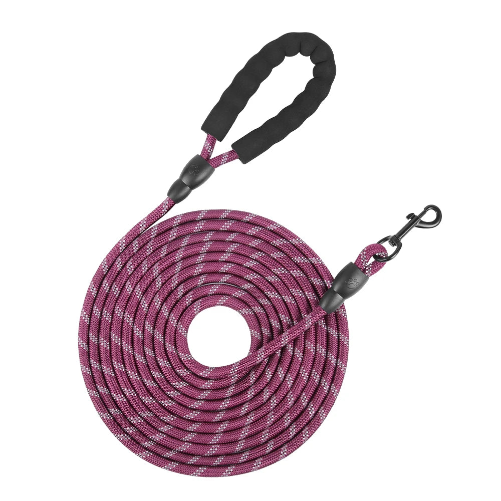 Long Dogs Training Leash for Walking Heavy Duty Nylon Leash for Agility Training
