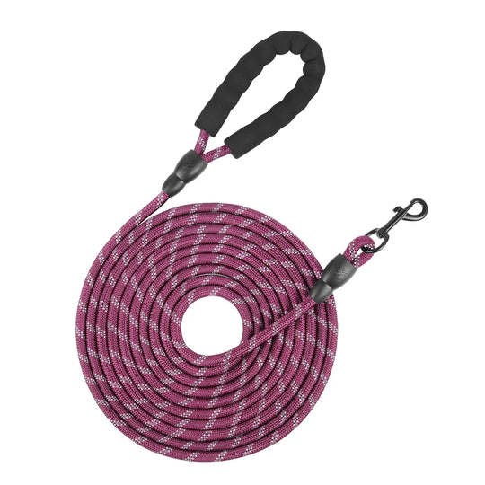 Long Dogs Training Leash for Walking Heavy Duty Nylon Leash for Agility Training