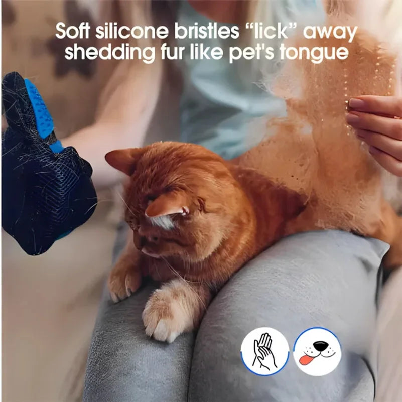 Pet Hair Glove Comb Pet Dog Cat Grooming Cleaning Glove
