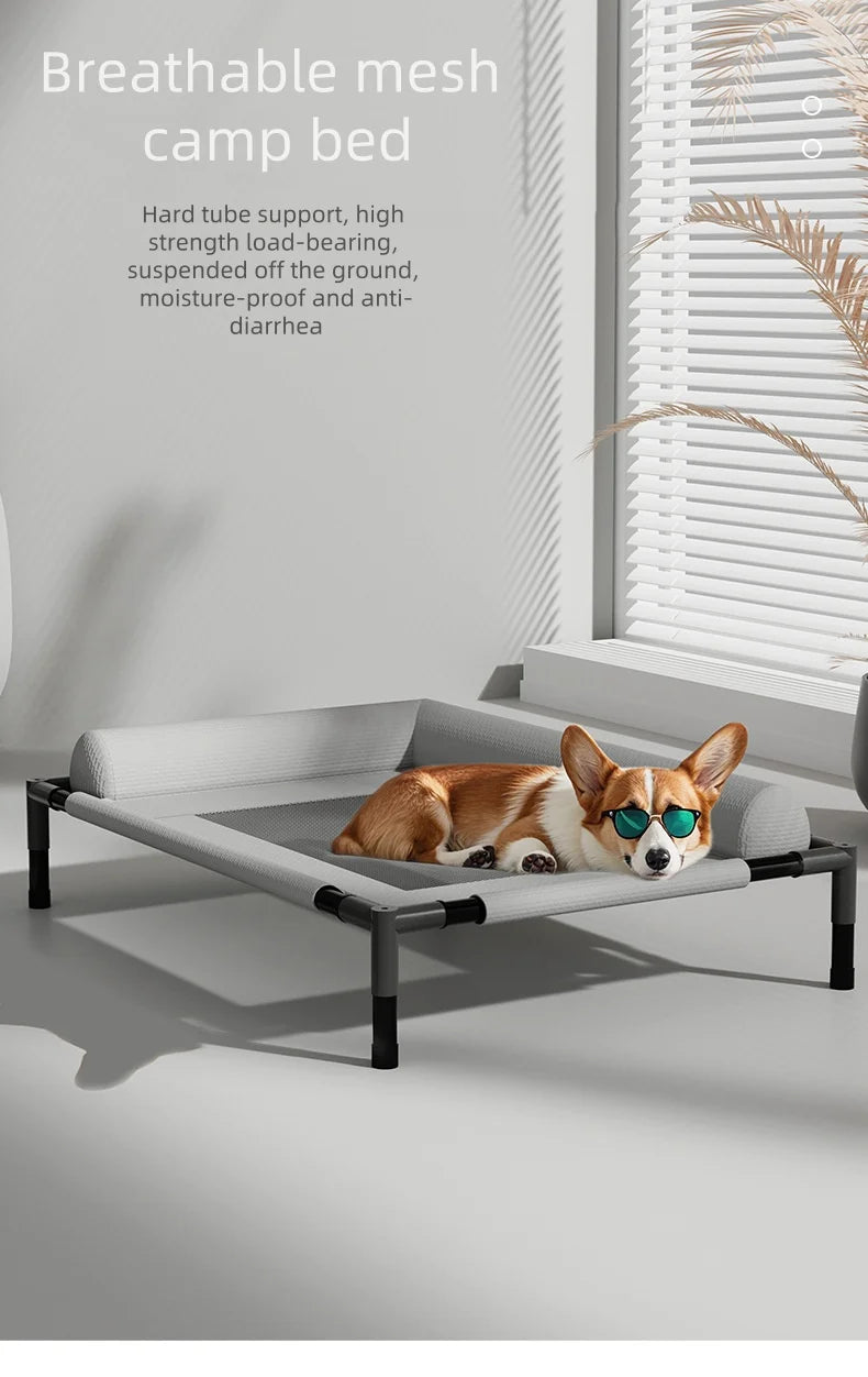 Elevated Pet Bed for Dogs & Cats Durable Breathable