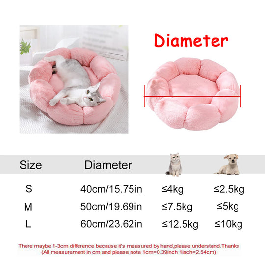 40-90cm 6 Sizes Round Pet Bed for Large Dog Bed
