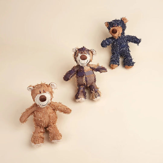 Pet Teddy Bear Soundmaking Toy Plush Interactive Dog Toys Grinding Cleaning Teeth Anti Bite Abreact Plaything Bear Pets Supplies