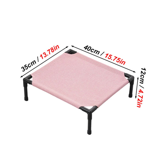 1PC Elevated Pet Bed Raised Small Animal Bed Breathable Washable