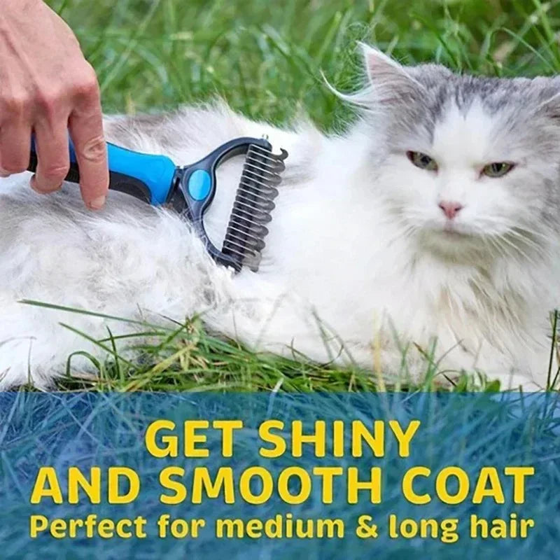Brush Cat Comb Self Cleaning Hair Remover Grooming Tools