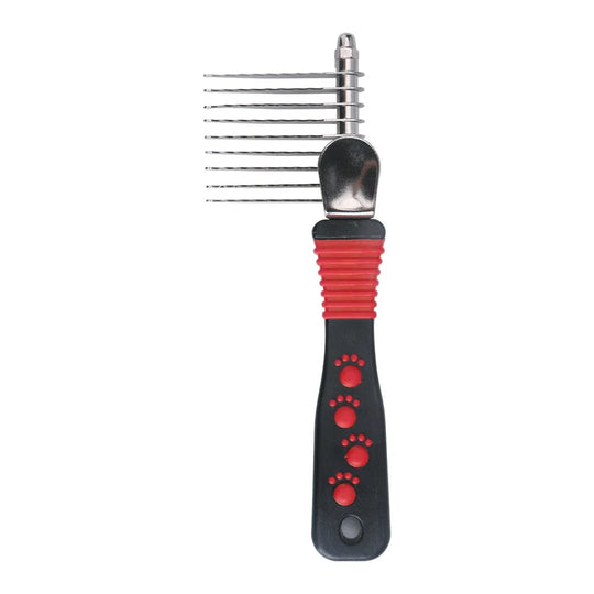 1Pcs Pet Undercoat Hair Dog Grooming Brush Dematting Fur Rake Comb Brush Tool Dog and Cat Comb for Detangling Matted or Knotted