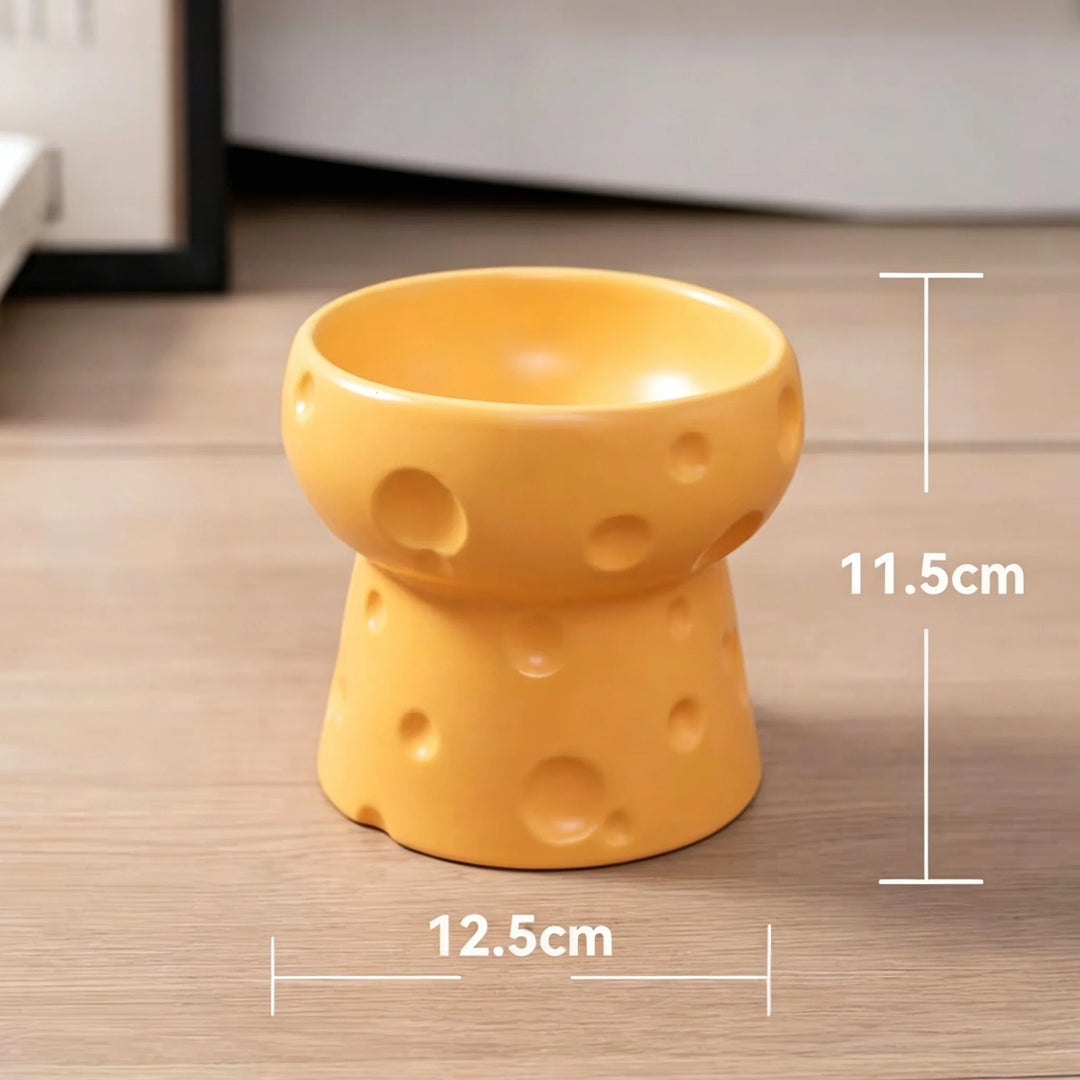 Pet Ceramic Bowl - Nordic High-Legged Ceramic Cat Food Bowl - Snack Tray - Specifically Designed for Kittens and Puppies