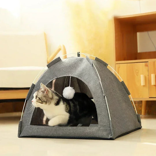 Pet Tent Bed Removable Cat Sofa
