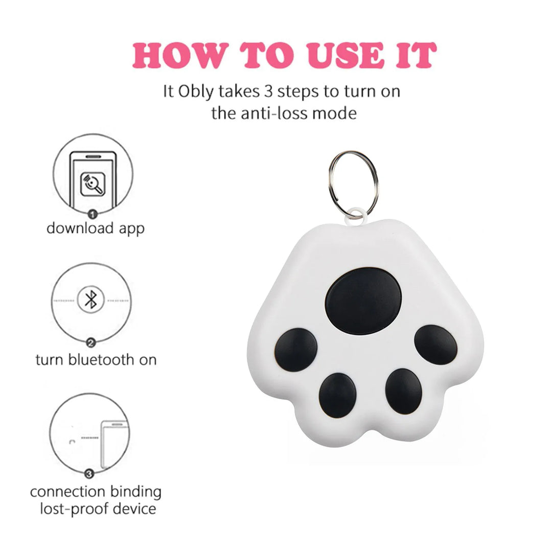 Pet Smart GPS Tracker Mini Anti-Lost Waterproof Bluetooth Locator