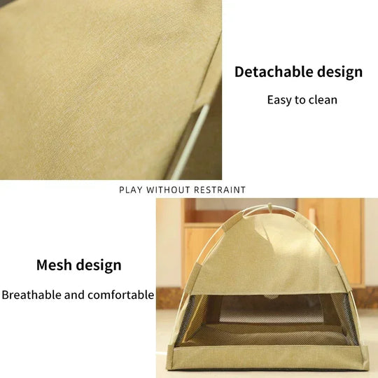 Pet Tent Bed Removable Cat Sofa