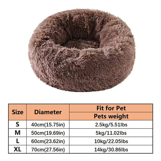 Soft Pet Cat Bed Pad Plush Warm Faux Fur D