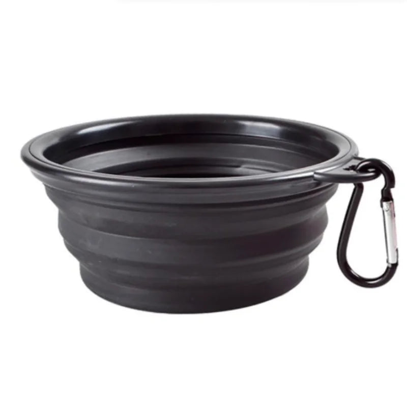 Durable TPR Portable Pet Food Bowl for Cats And Dogs Silicone