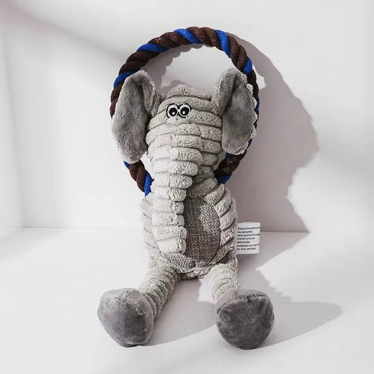 Dog Plush Toy Pet Squeaky Animals Stuffed Toy Bite-Resistant