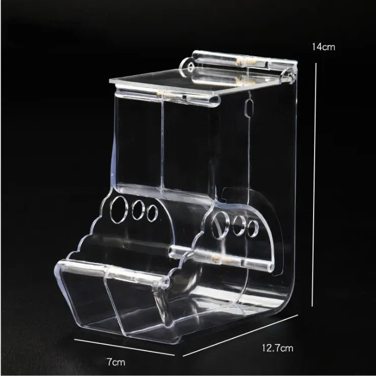 Pet Hamster Rabbit Squirrel Food Dispenser Feeder Plastic