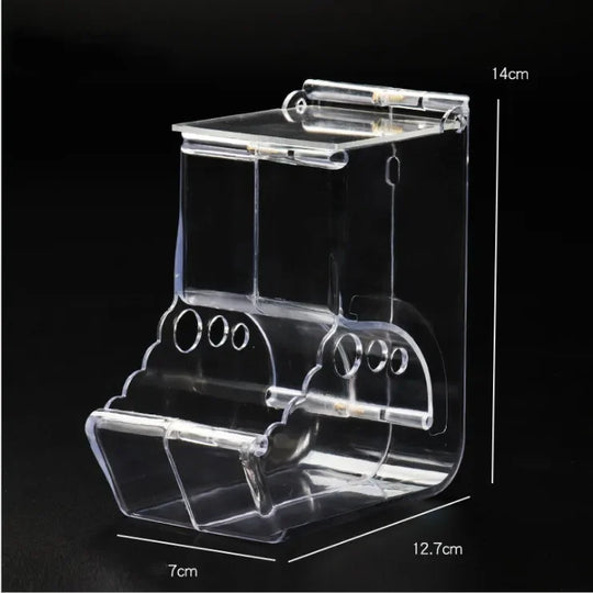 Pet Hamster Rabbit Squirrel Food Dispenser Feeder Plastic