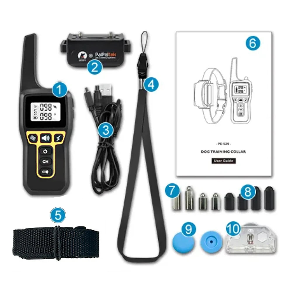 Dog Training Collar, Universal Dog Bark Collar, Waterproof Rechargeable