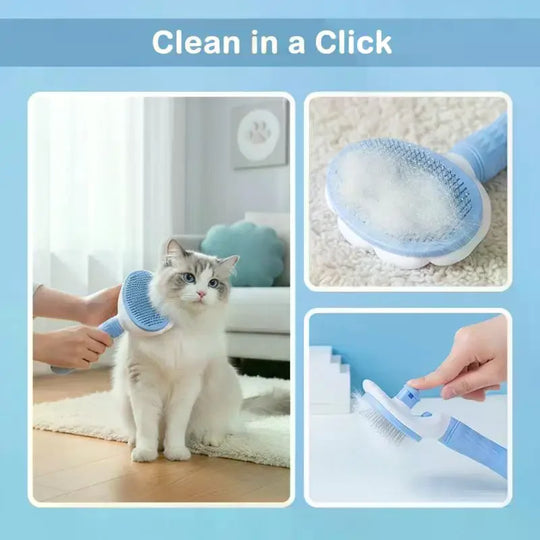 Pet Dog Brush Cat Comb Self Cleaning Pet Hair Remover