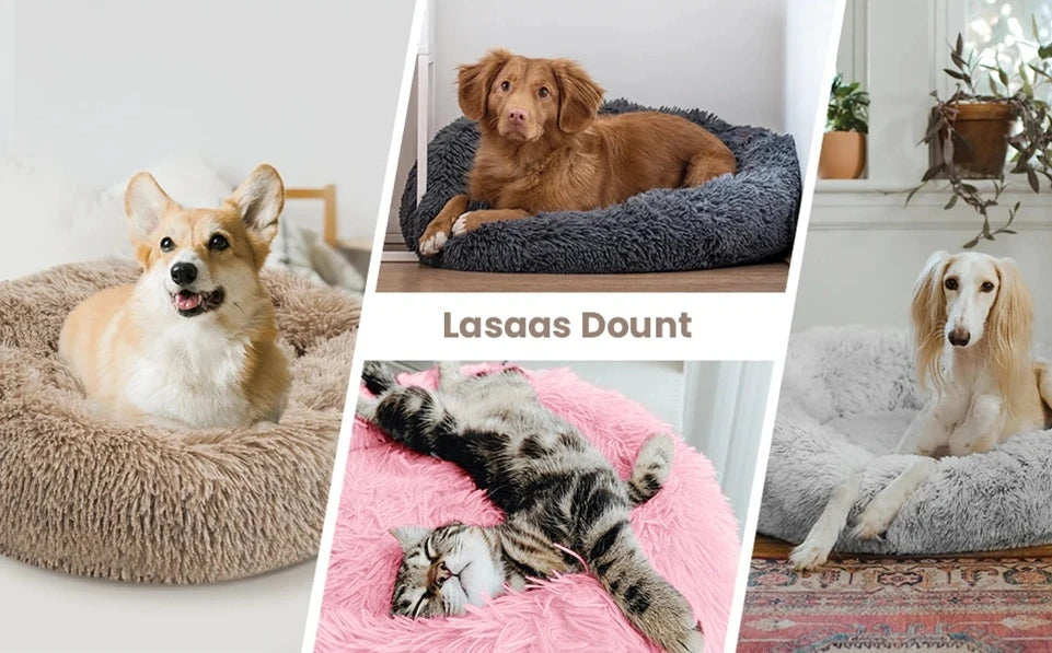 40-90cm 6 Sizes Round Pet Bed for Large Dog Bed