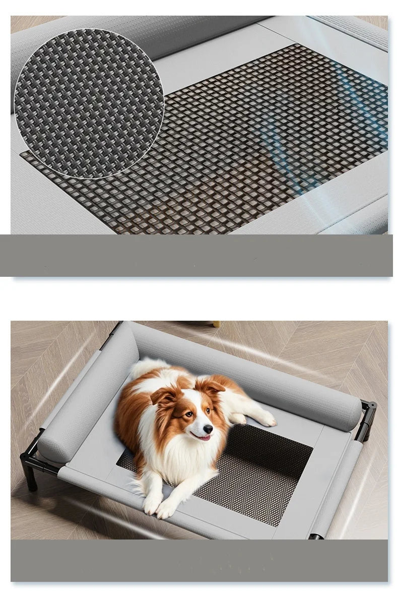 Elevated Pet Bed for Dogs & Cats Durable Breathable