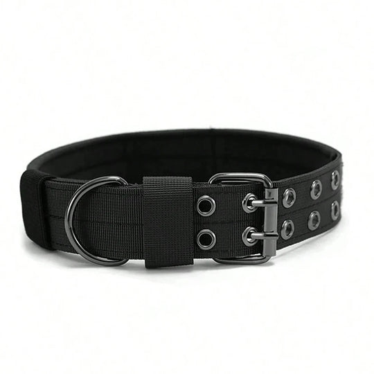1pc Durable Nylon Military Collars Outdoor For Medium Large Dog