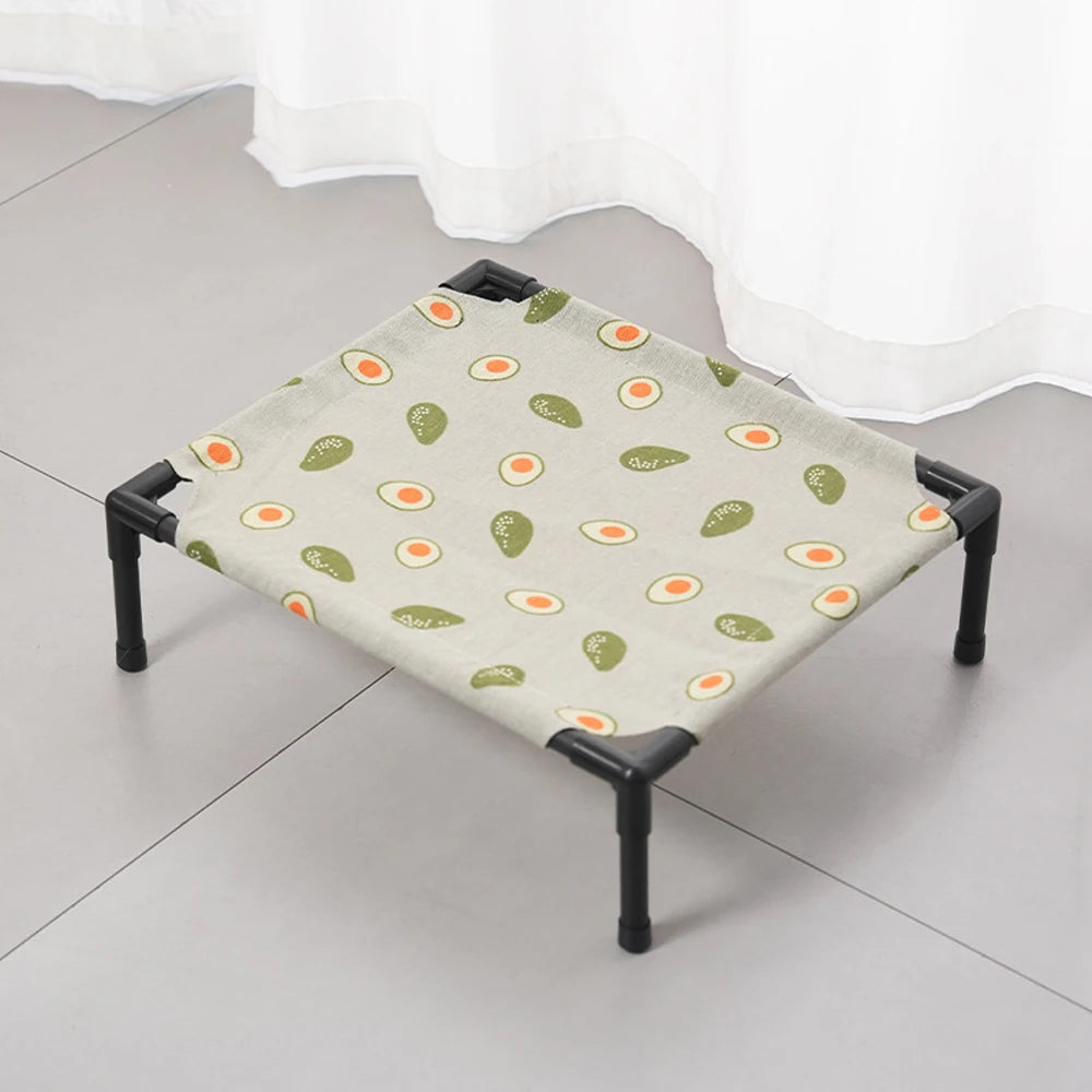1PC Elevated Pet Bed Raised Small Animal Bed Breathable Washable