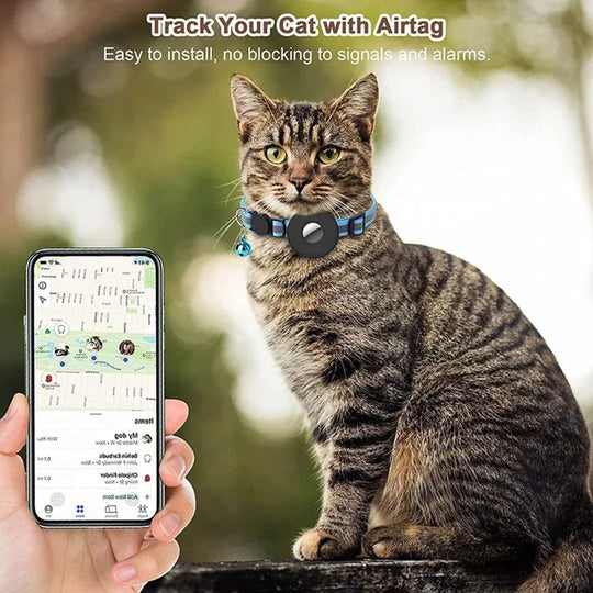 Smart Pet GPS Tracker Bluetooth Locator Wearable Anti-Lost Collar for Dogs Cats Birds - New Pet Detection Tracker