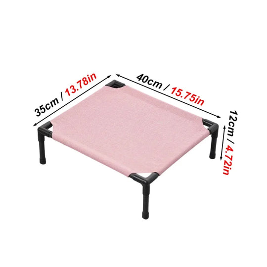 1PC Elevated Pet Bed Raised Small Animal Bed Breathable Washable