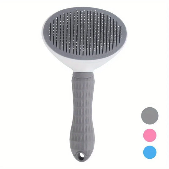Pet Dog Brush; Cat Brush; One-Button Pet Hair Removal Brush