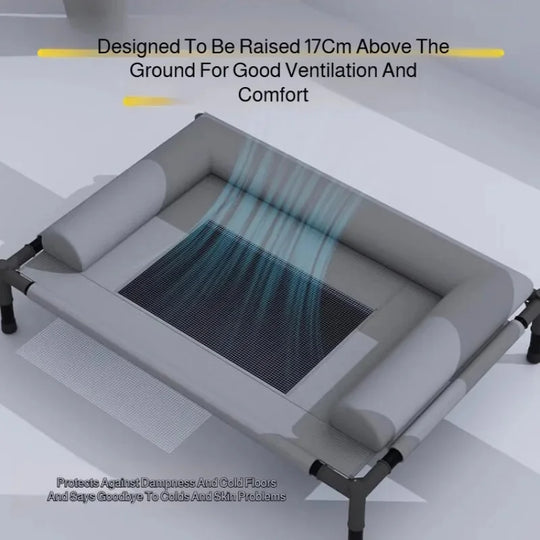Elevated Pet Bed for Dogs & Cats Durable Breathable
