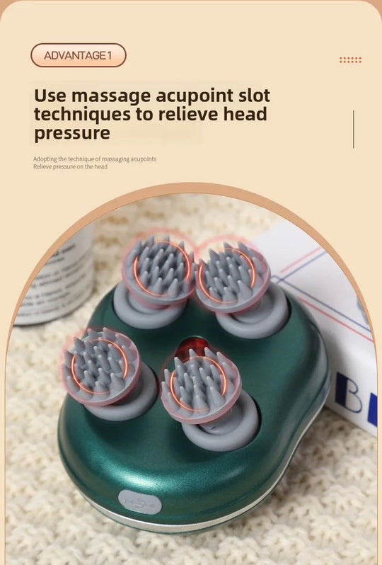 Pet Electric Head Massager Instrument Multi-functional Charging