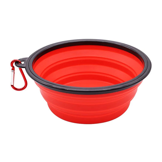 Durable TPR Portable Pet Food Bowl for Cats And Dogs Silicone
