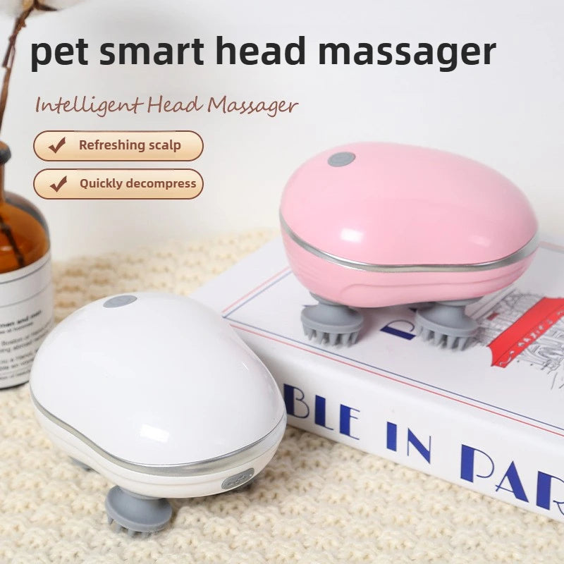 Pet Electric Head Massager Instrument Multi-functional Charging