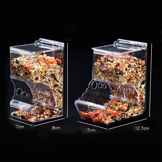 Pet Hamster Rabbit Squirrel Food Dispenser Feeder Plastic