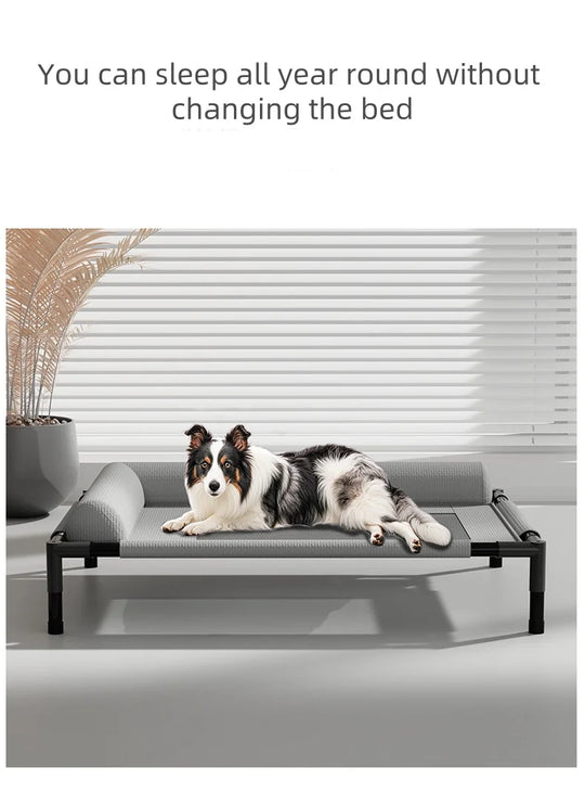 Elevated Pet Bed for Dogs & Cats Durable Breathable