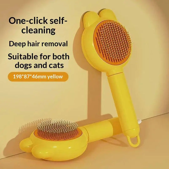 Pet Dog Brush Cat Comb Self Cleaning Pet Hair Remover