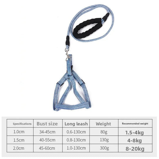Dog leash, Retractable Harness, Dog Walking Rope