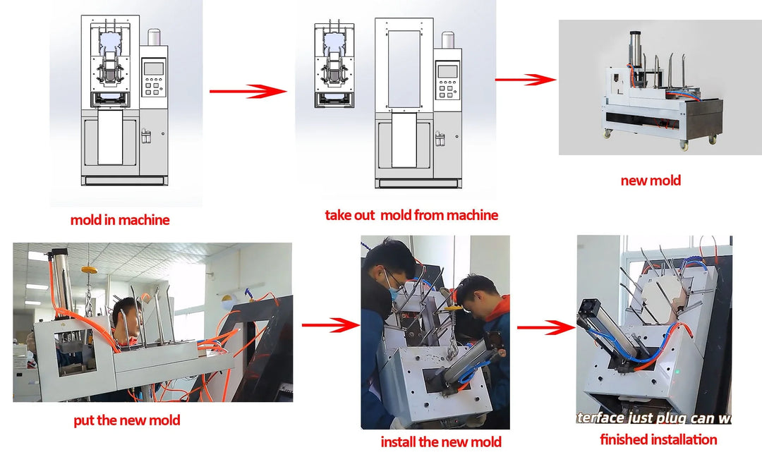 Customized Fully Automatic Paper Food Tray Making Machine Disposable Food Container Forming Equipment
