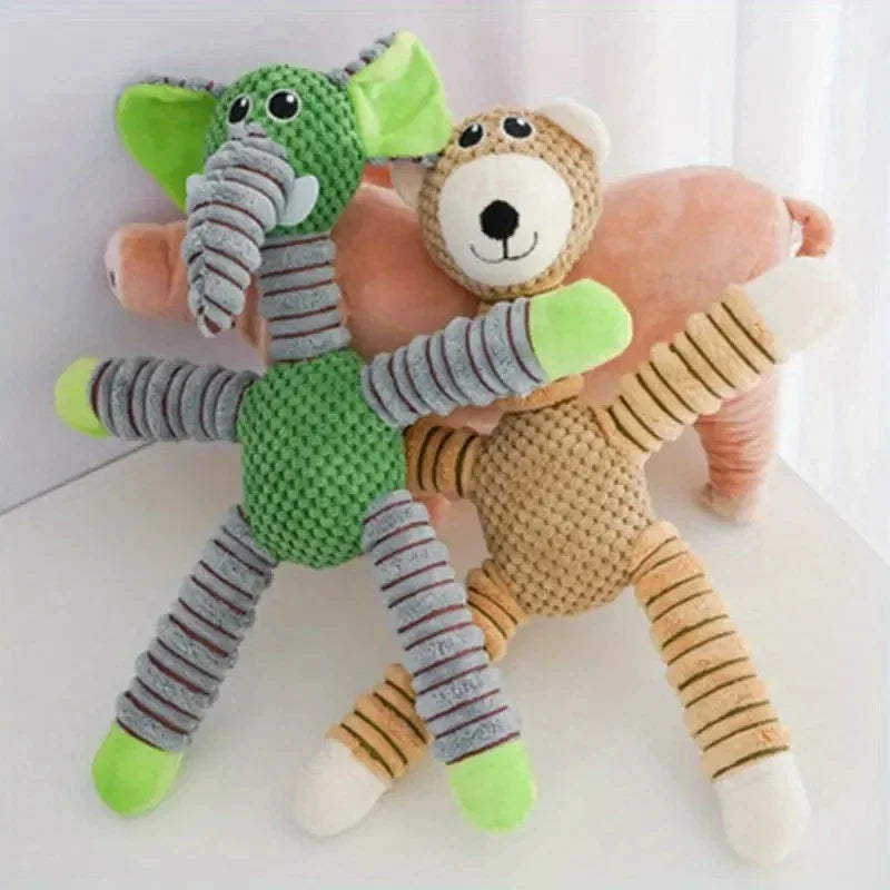 Plush Dog Toy, Cute Stuffed Animal Toy for Small Medium Dogs