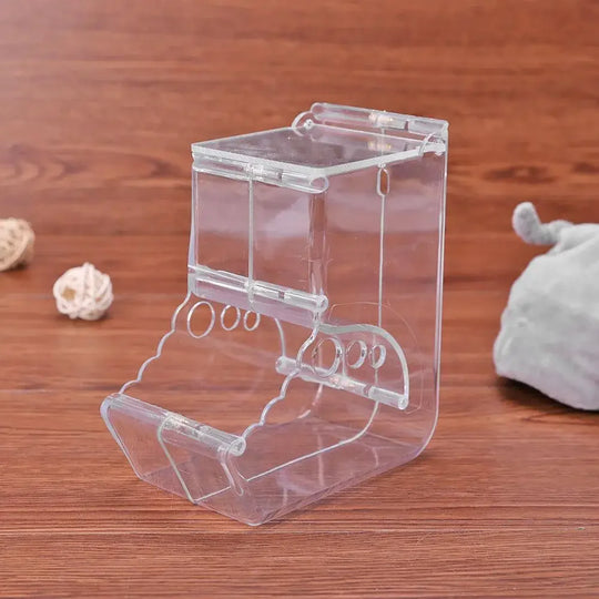 Pet Hamster Rabbit Squirrel Food Dispenser Feeder Plastic