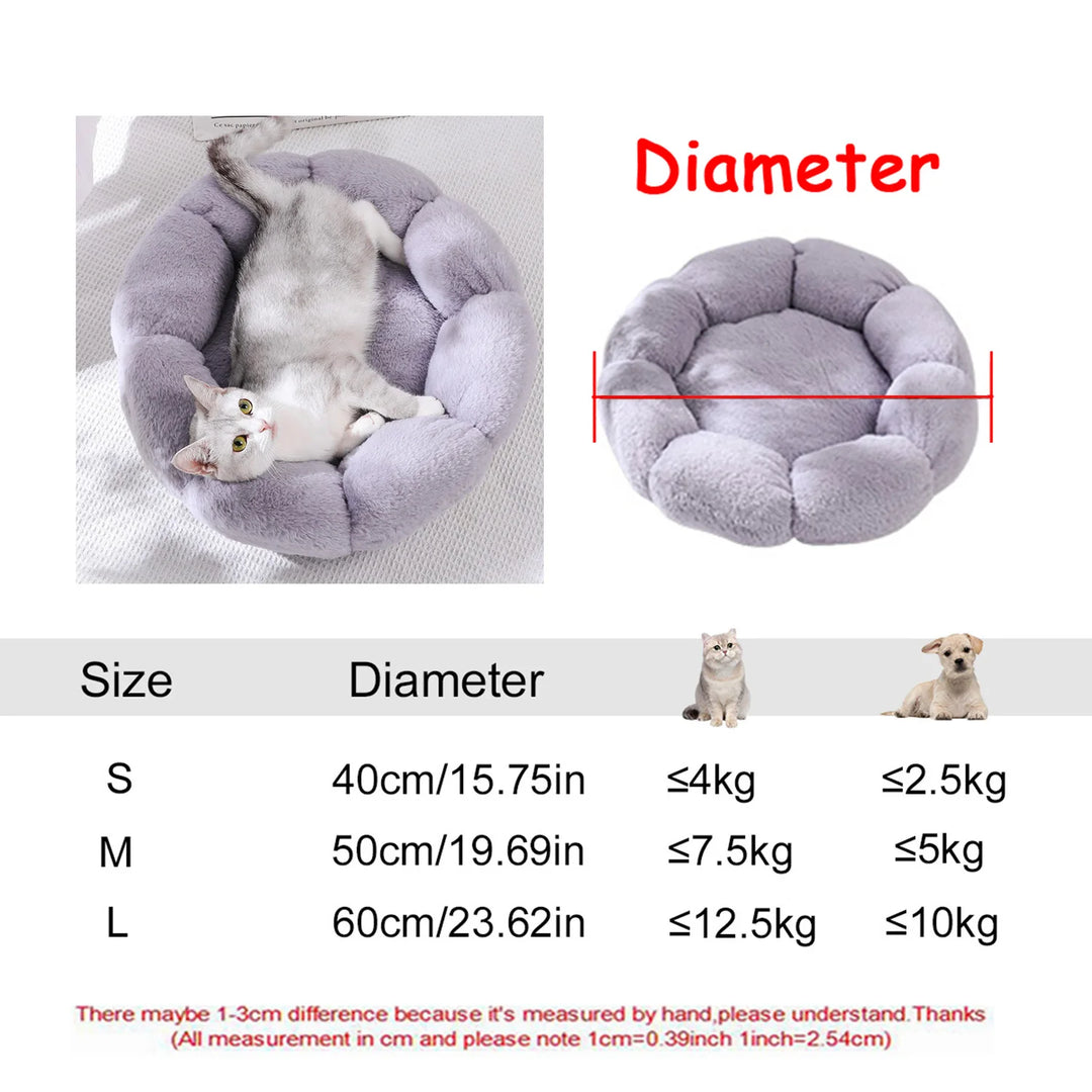 40-90cm 6 Sizes Round Pet Bed for Large Dog Bed